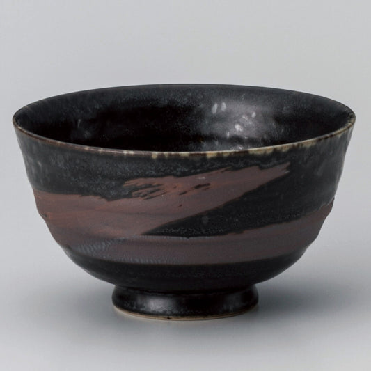 ☆ 飯碗 ☆ いぶし天目飯碗 [ φ11.2 x 6.4cm ]