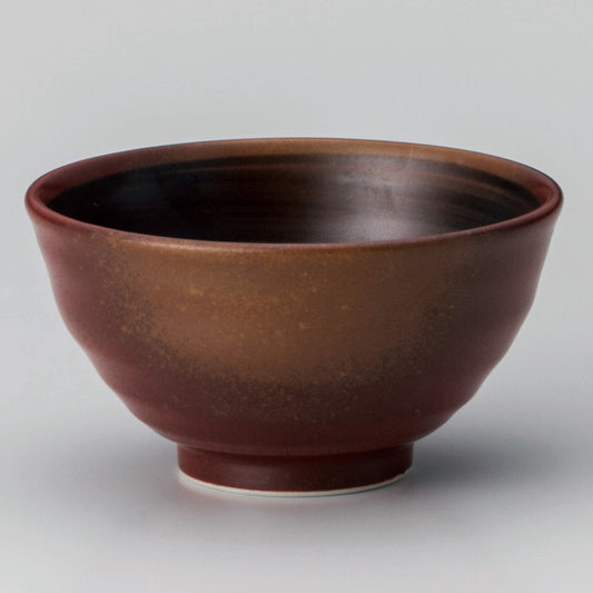 ☆ 飯碗 ☆ 朱金彩飯碗 [ φ11.7 x 6.2cm ]
