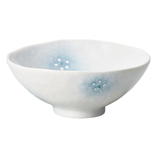 ほのか平茶碗(大)ブルー [ 13.3 x 12.8 x 5.3cm ]