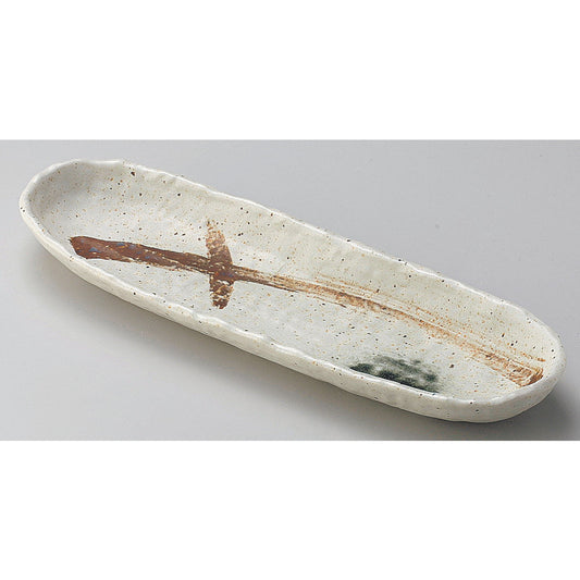 ☆ 楕円皿 ☆ みやまトレー皿 [ 30.5 x 10 x 3.3cm ]