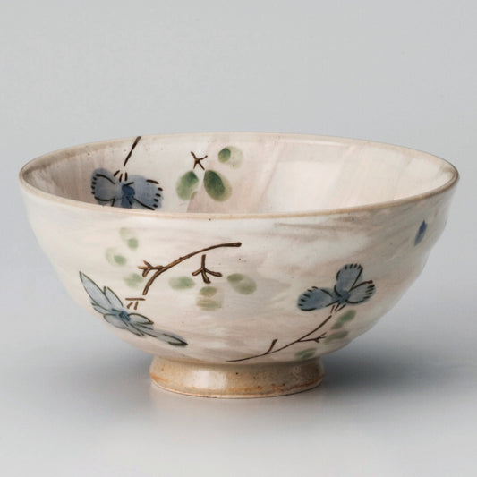 ☆ 飯碗 ☆ 木の花青大平 [ φ12 x 5.8cm ]