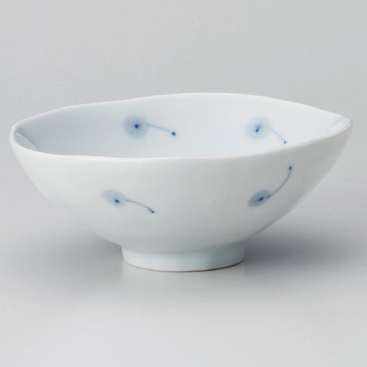 ☆ 飯碗 ☆ ボンボン綿花平茶碗(大) [ 13.2 x 13 x 5.5cm ]