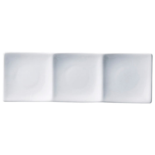 ☆ モダンスタイル ☆ アーバン角皿 WH3Ｐ [ 30.2 x 10 x 1.8cm ]