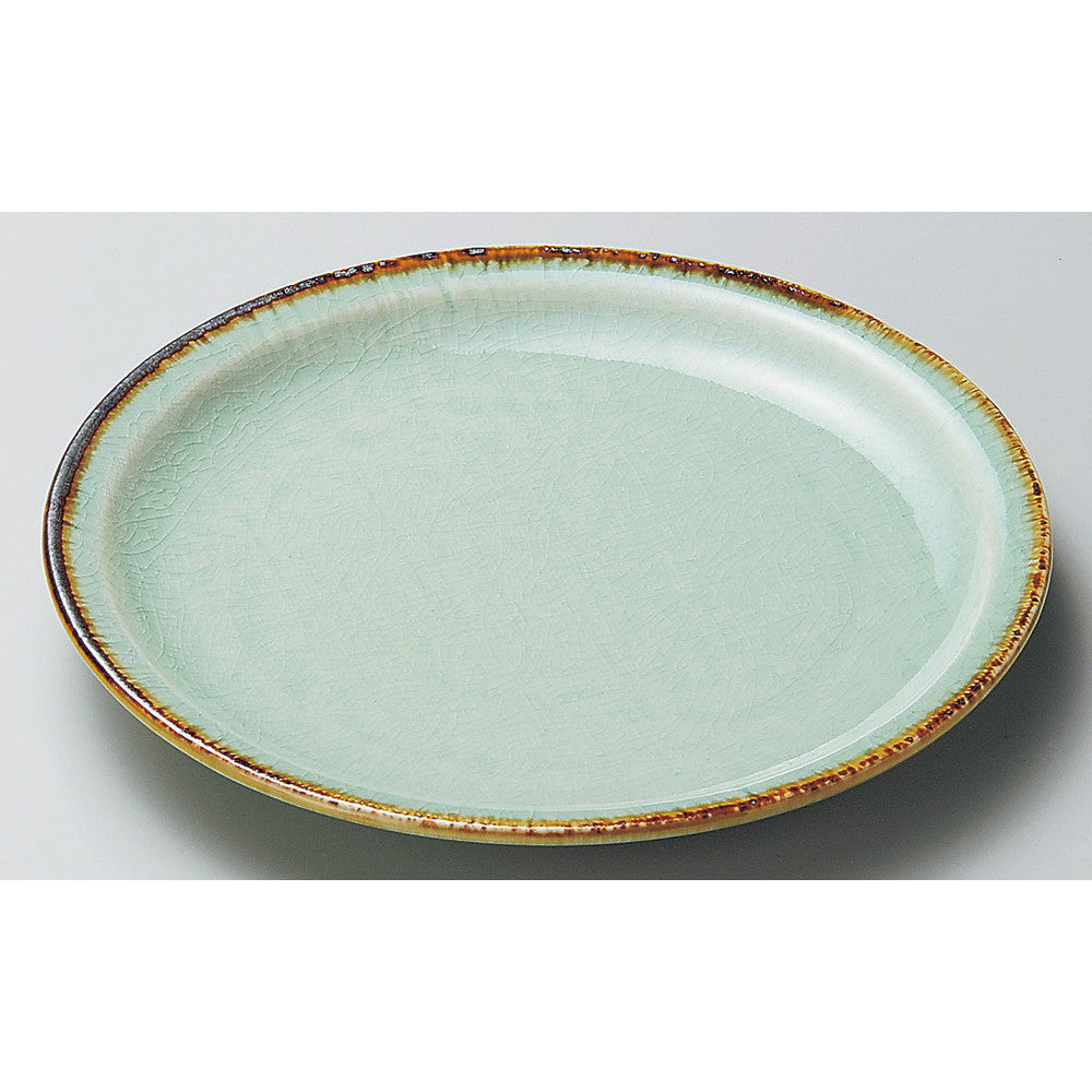 ☆ 丸中皿 ☆ 翠玉7.0丸皿(リム) [ φ21.5 x 2.6cm ]