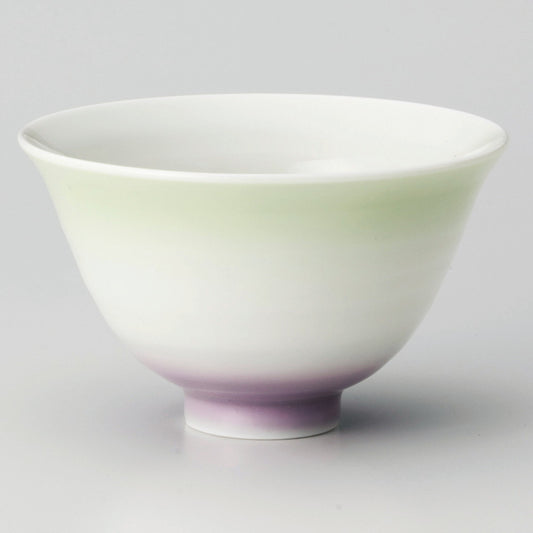 ☆ 飯碗 ☆ カラーグラデーションパープル茶碗 [ φ12.5 x 7.7cm ]