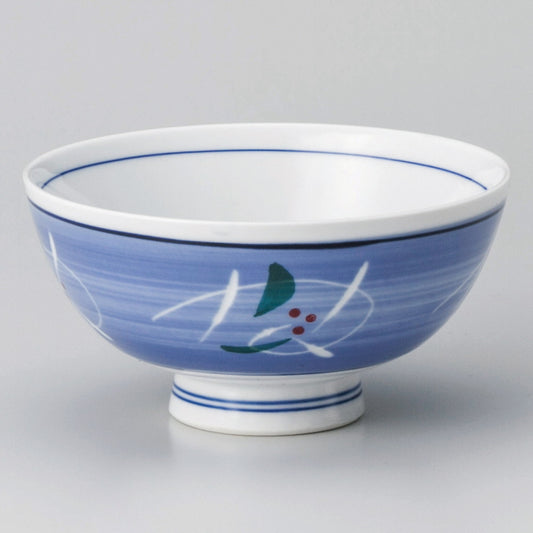 ☆ 飯碗 ☆ 彫唐草毛料 [ φ13.5 x 6.4cm ]