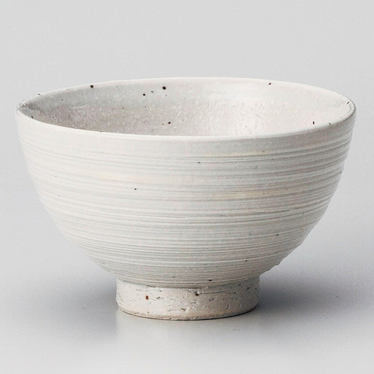 ☆ 飯碗 ☆ 白うるし飯碗 [ φ11.2 x 6.8cm ]