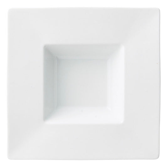 ☆ モダンスタイル ☆ 白磁プリムボールＬ [ 22.6 x 22.6 x 5.1cm ]
