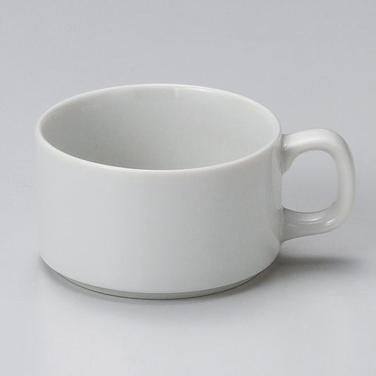 ☆ スープカップ ☆ 白スタッキングスープカップ [ φ9.7 x 5.6cm 260cc ]