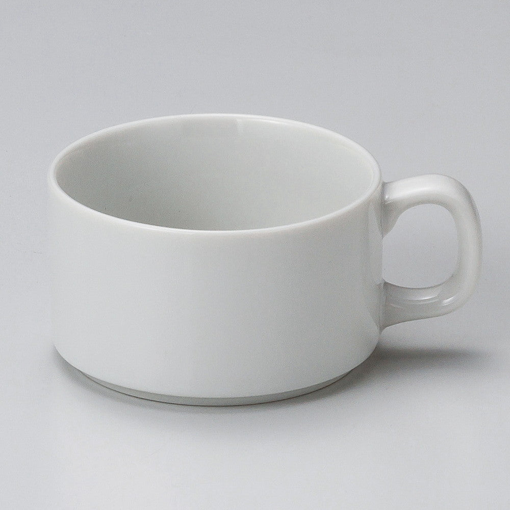 ☆ スープカップ ☆ 白スタッキングスープカップ [ φ9.7 x 5.6cm 260cc ]