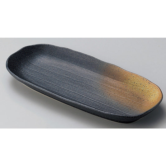 ☆ 楕円皿 ☆ 月光長皿(大) [ 28.5 x 12.9 x 2.8cm ]