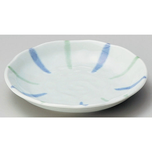 ☆ 和皿 ☆ 青磁十草5.0皿 [ φ16.7 x 3cm ]
