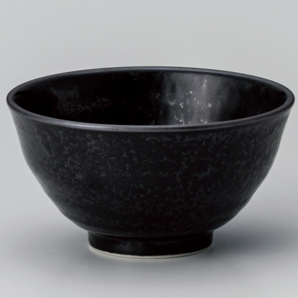 ☆ 飯碗 ☆ 黒水晶手引3.6飯碗 [ φ11.7 x 6.2cm ]