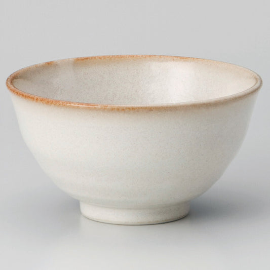 ☆ 飯碗 ☆ 粉引手引3.6飯碗 [ φ11.7 x 6.2cm ]