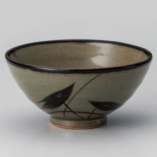 ☆ 飯碗 ☆ 益子風水草中平 [ φ11.6 x 5.8cm ]