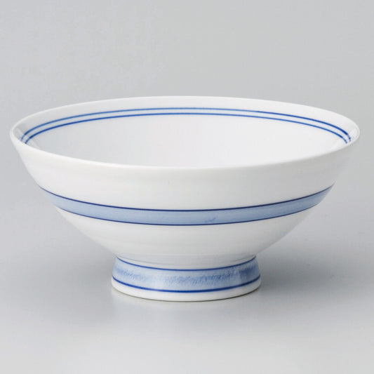 ☆ 飯碗 ☆ ブルーライン中平 [ φ11.8 x 5.2cm ]
