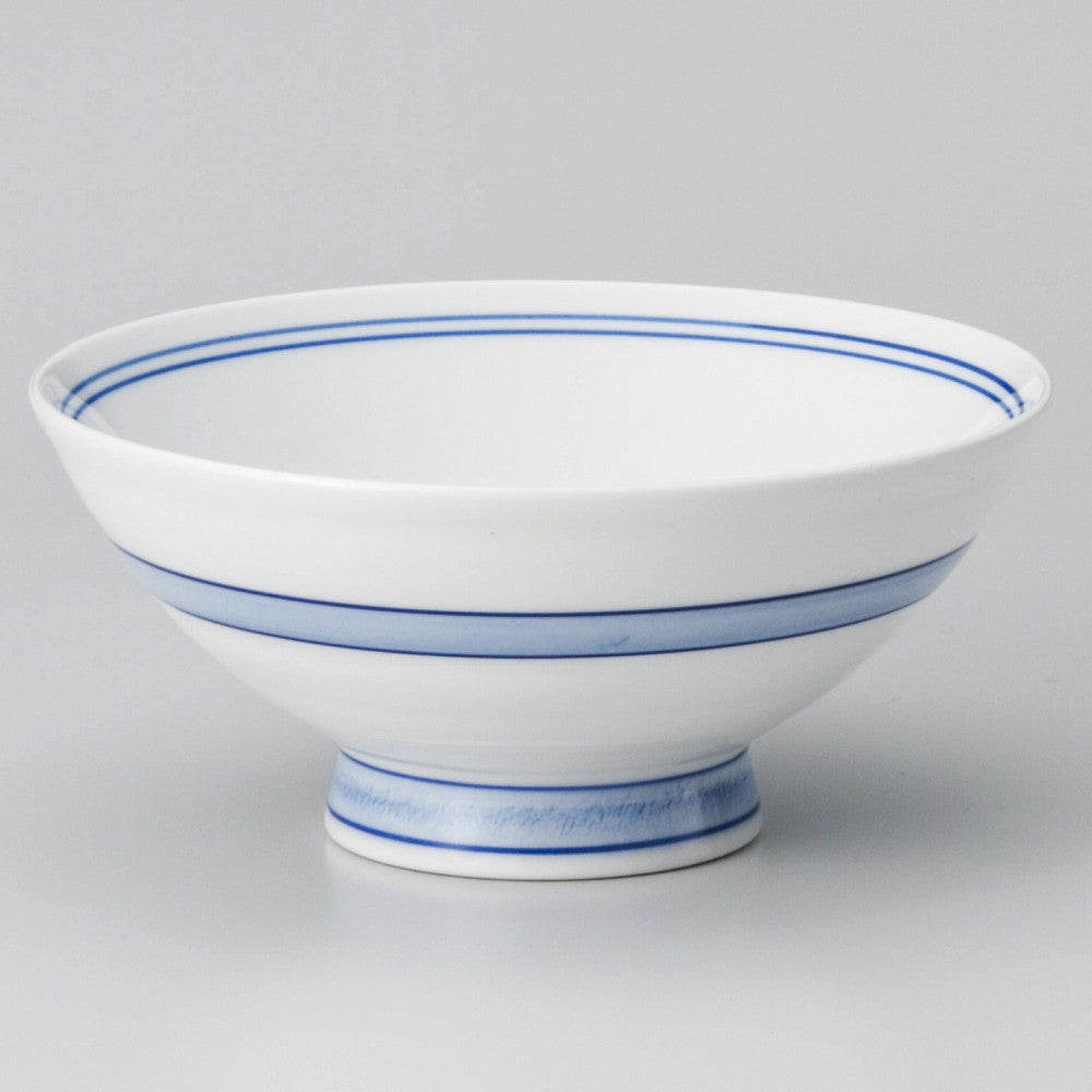 ☆ 飯碗 ☆ ブルーライン中平 [ φ11.8 x 5.2cm ]