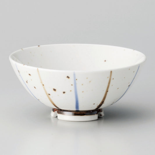 ☆ 飯碗 ☆ 斑点十草中平 [ φ11.7 x 5.5cm ]