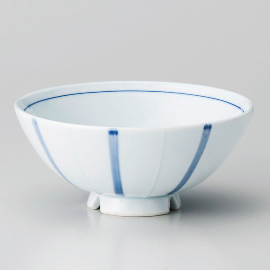 ☆ 飯碗 ☆ 一珍八本十草水切り浜中平 [ φ11.7 x 5.5cm ]