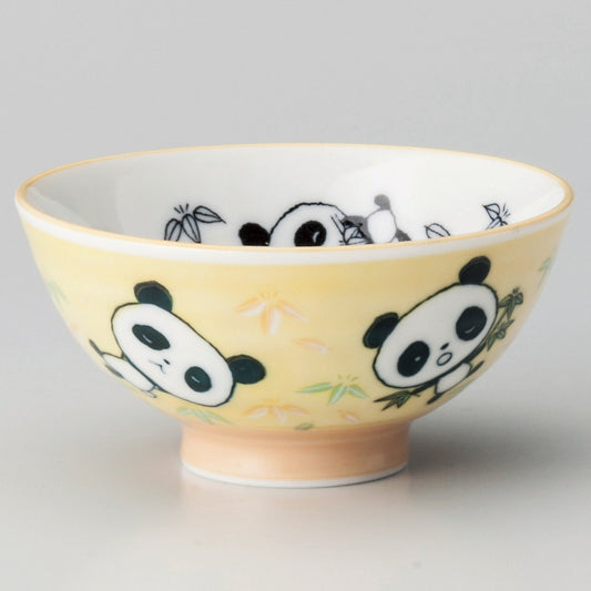 ☆ 飯碗 ☆ イエローパンダ孫平 [ φ10.4 x 5.2cm ]
