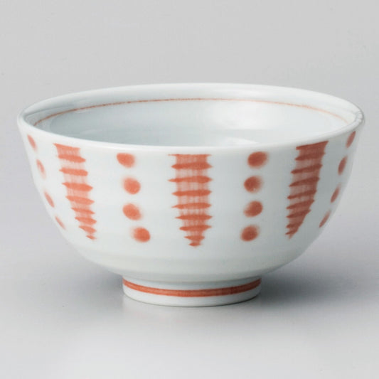 ☆ 飯碗 ☆ やさしい赤飯碗(小) [ φ11.2 x 5.7cm ]