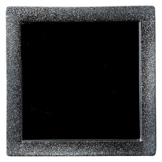 ☆ モダンスタイル ☆ コスモ(シルバー)スクエア27cm皿 [ 27 x 27 x 2cm ]