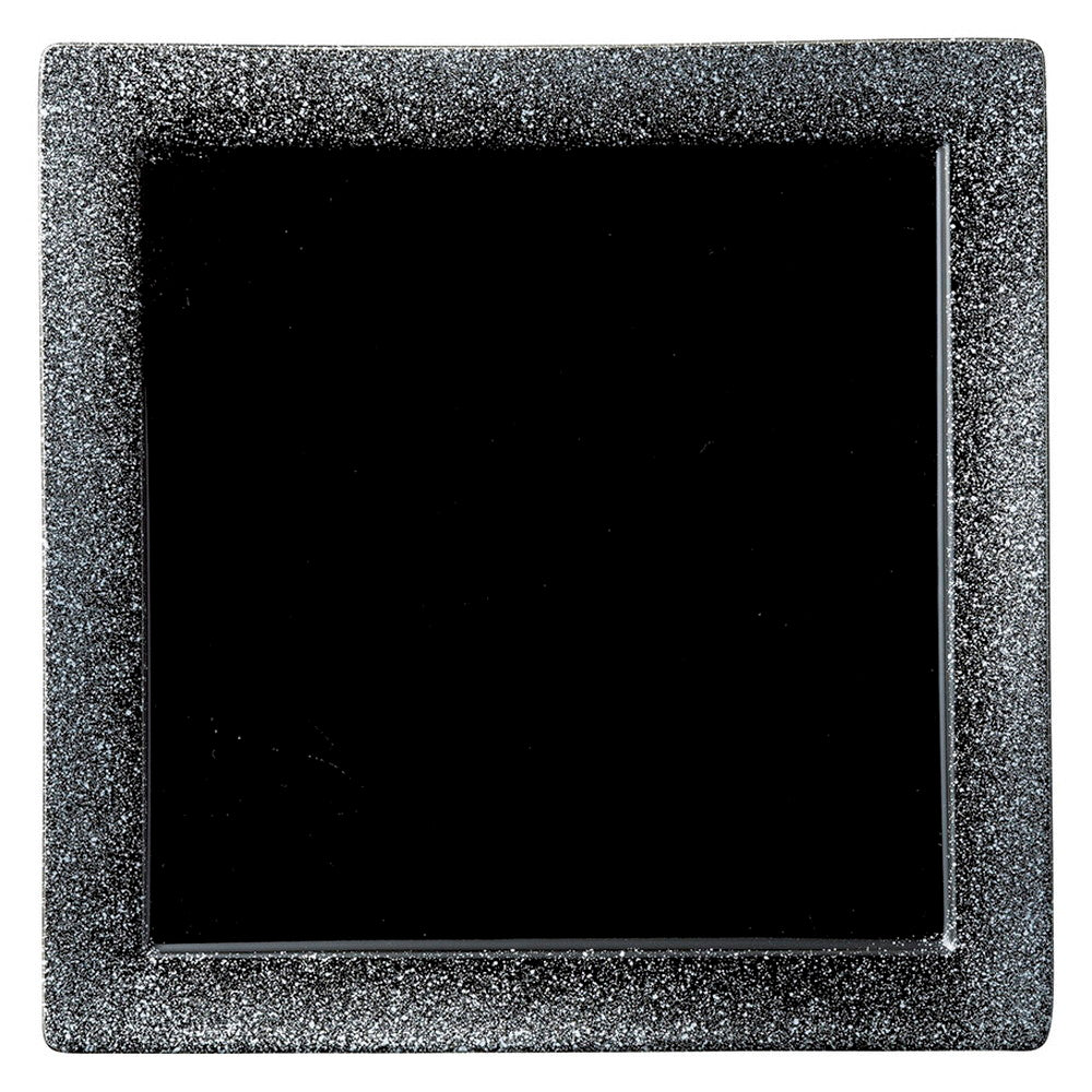 ☆ モダンスタイル ☆ コスモ(シルバー)スクエア27cm皿 [ 27 x 27 x 2cm ]