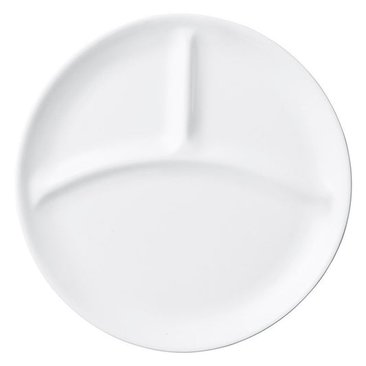 ☆ モダンスタイル ☆ 軽量強化ランチプレート [ φ24.5 x 2.2cm ] 【 ホテル レストラン 洋食器 飲食店 業務用 おしゃれ 】