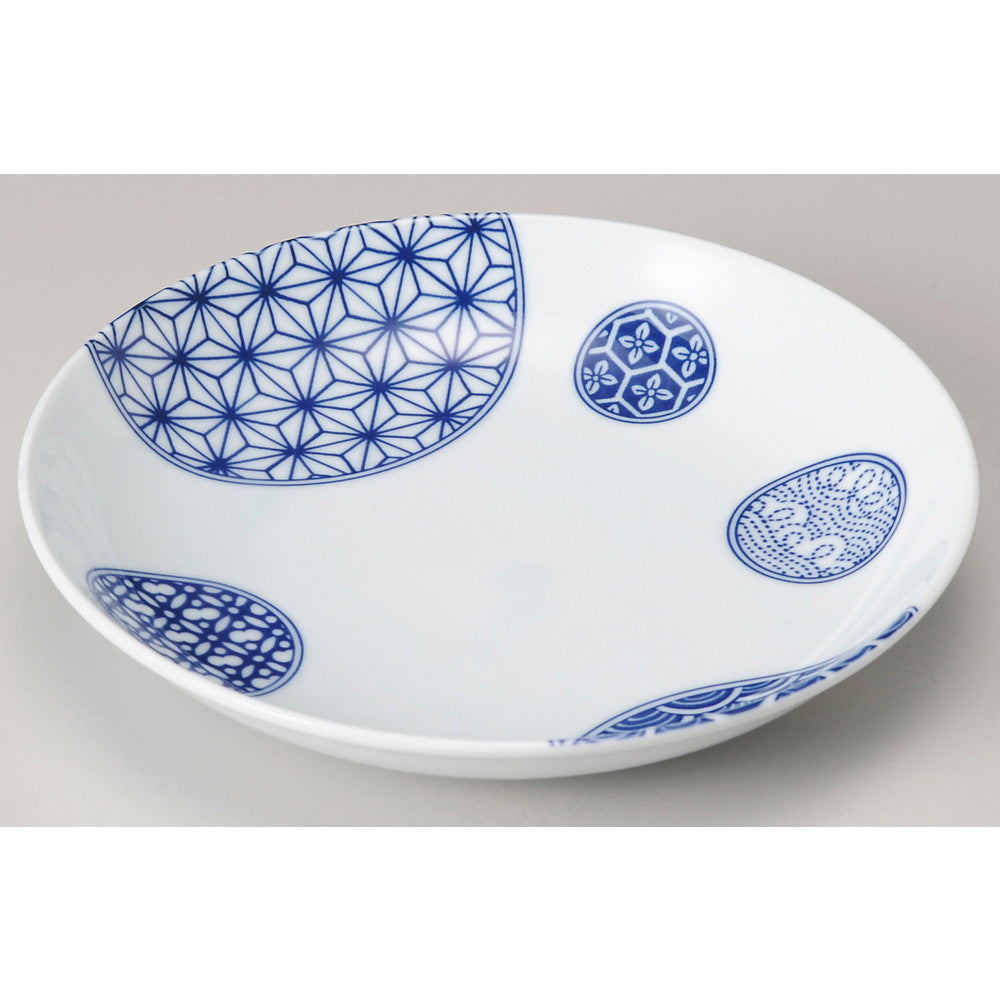 ☆ 和皿 ☆ 吉祥小紋7.0皿 [ φ22 x 3.5cm ]