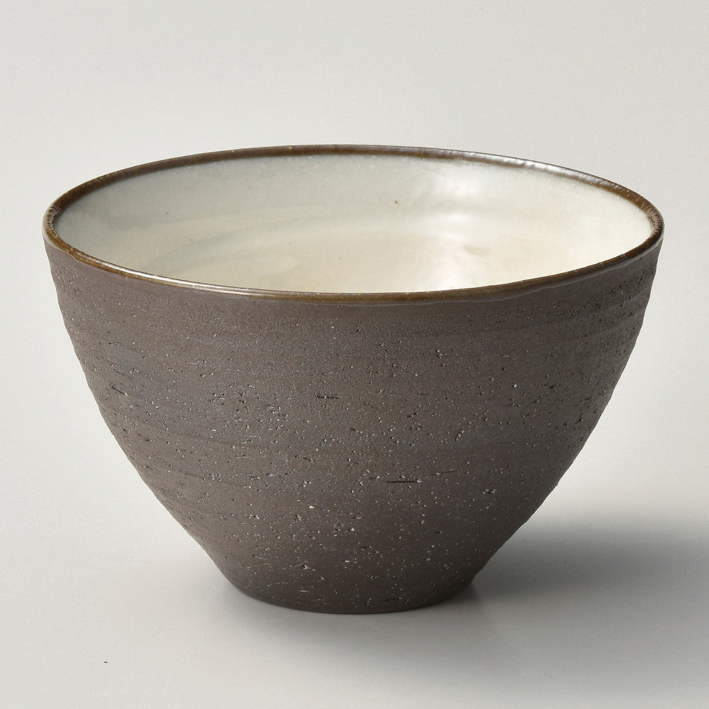 ☆ 飯碗 ☆ うるし黒ボール型飯碗 [ φ11.3 x 6.8cm ]