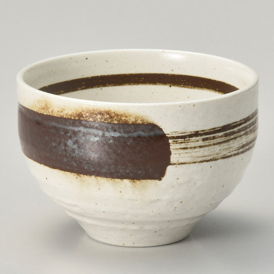 ☆ 飯碗 ☆ サビ刷毛陶碗 [ φ10 x 6.8cm ]