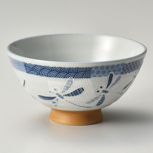 ☆ 飯碗 ☆ 市松毛料 [ φ14.2 x 6.3cm ]