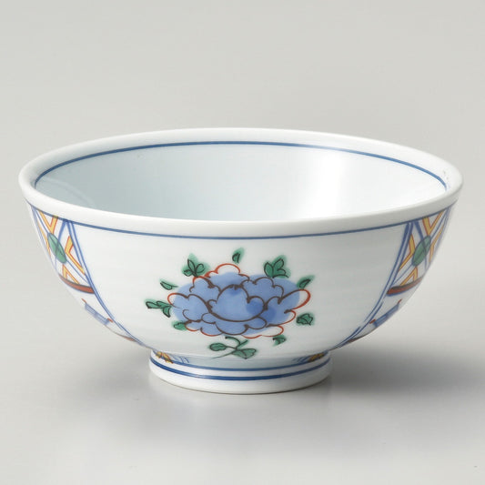 ☆ 飯碗 ☆ 染錦間取 飯碗 [ φ11.3 x 5.3cm ]
