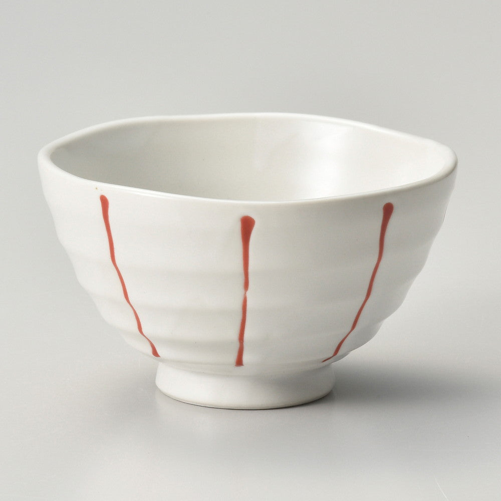 ☆ 飯碗 ☆ 真白マット厚口中平 [ φ11.2 x 6.8cm ]
