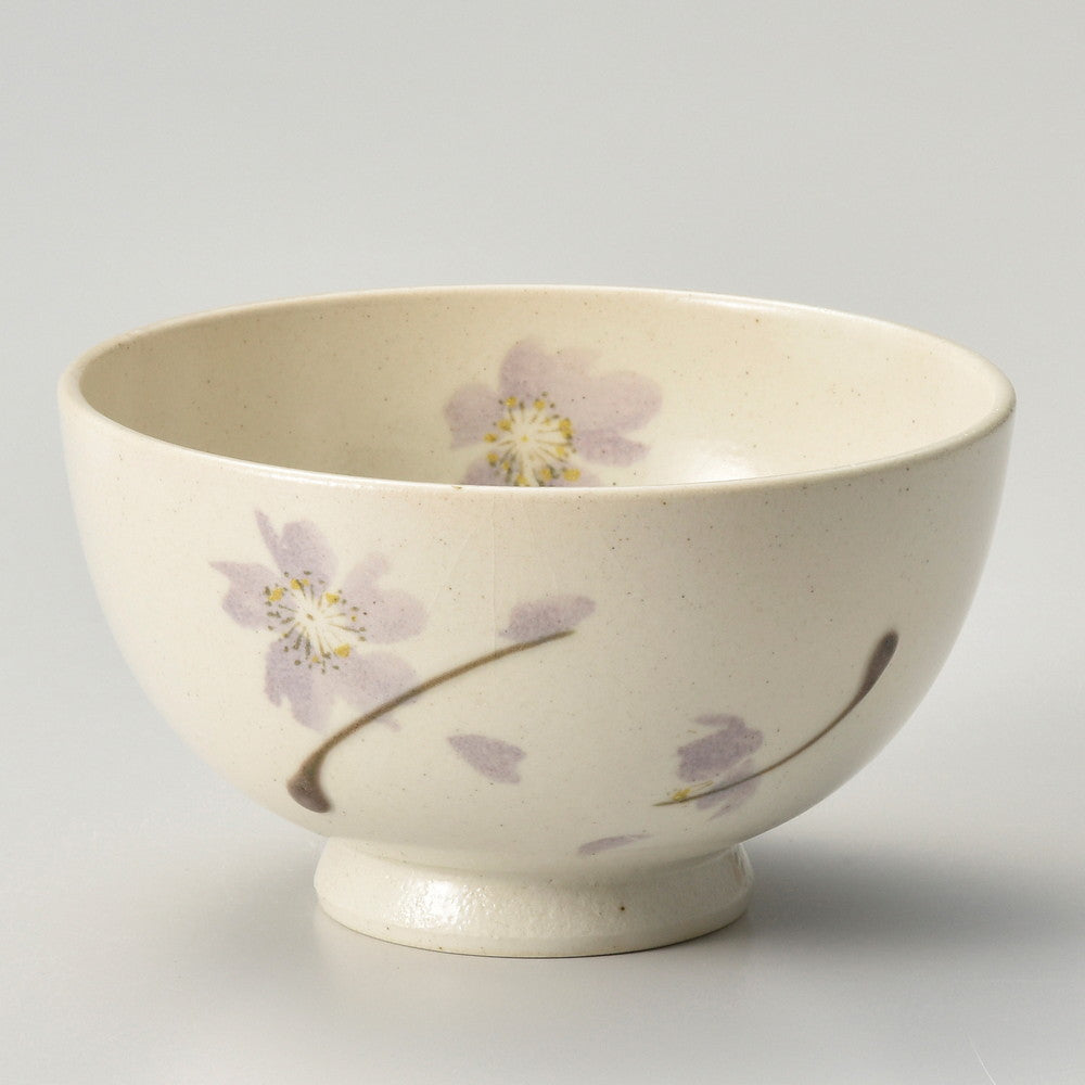 ☆ 飯碗 ☆ 織部花ちらし(ブルー)軽量茶碗 [ φ11.2 x 6cm ]