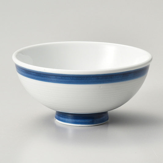 ☆ 飯碗 ☆ 呉須巻一珍中平 [ φ8.7 x 5.2cm ]