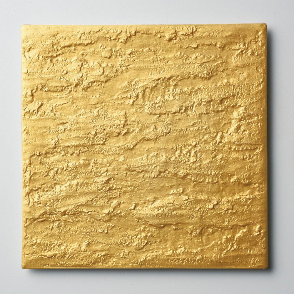 ☆ モダンスタイル ☆ ゴールド石目24cm正角皿 [ 24.5 x 24.5 x 1.4cm ]