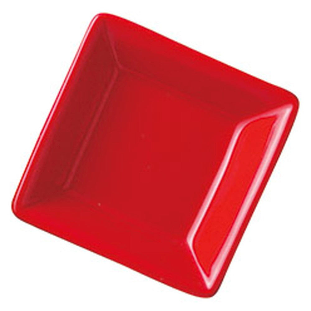 ☆ モダンスタイル ☆ スタイル1 赤角小皿 [ 5.8 x 5.8 x 1.5cm ] 【 ホテル レストラン 洋食器 飲食店 業務用 おしゃれ 】
