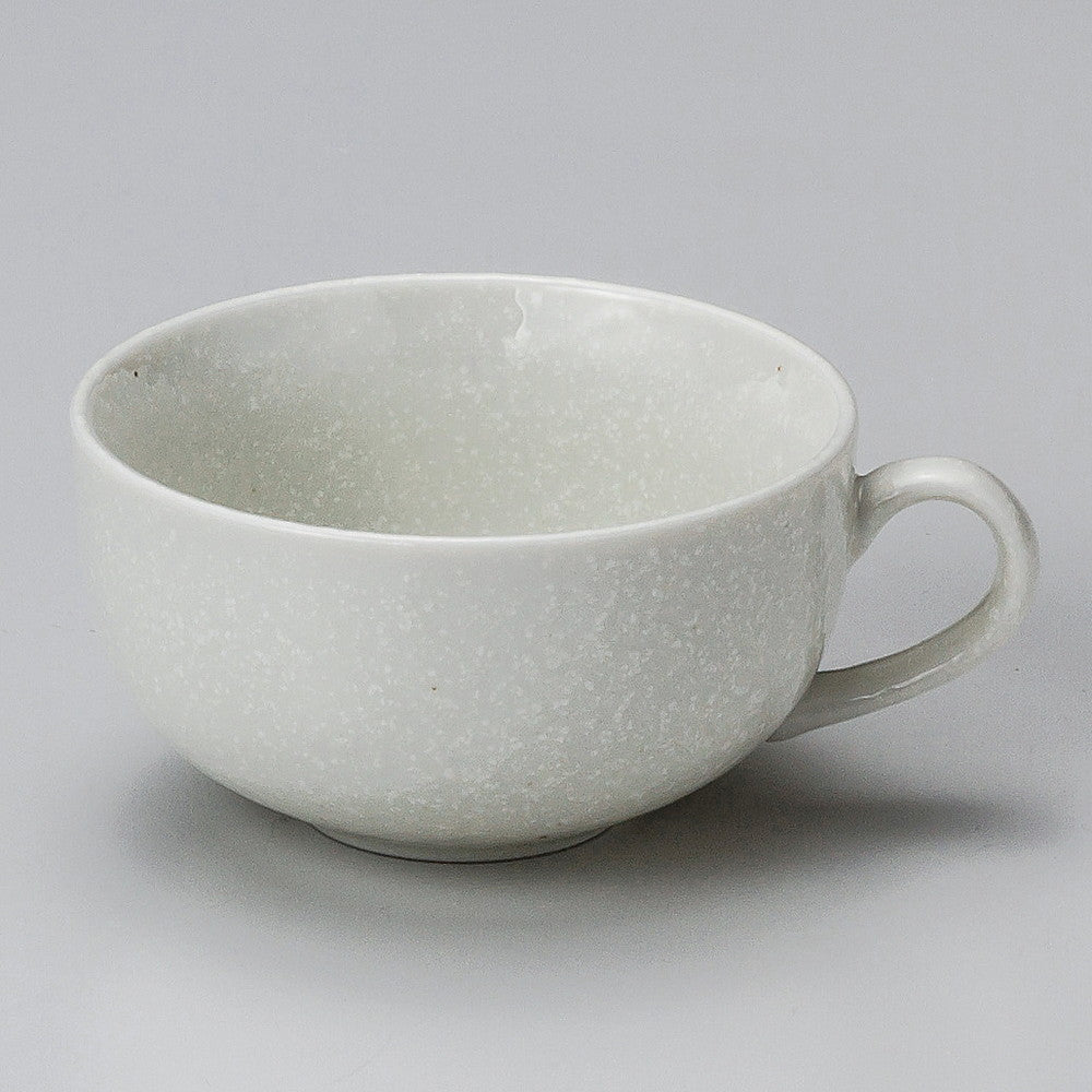 ☆ スープカップ ☆ 粉引黒斑点スープカップ [ φ10 x 5.4cm 240cc ]