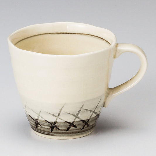 ☆ マグカップ ☆ 淡墨 コーヒー碗 [ 11.5 x 9 x 7.8cm 210cc ]