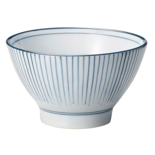 呉須細十草 高台茶碗 [ φ11.5 x 6.7cm ]