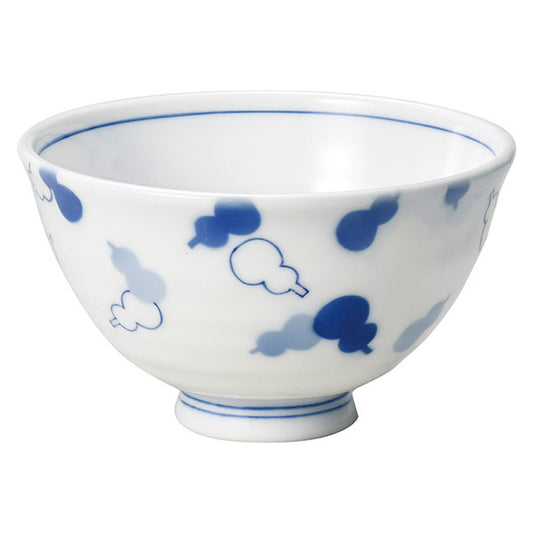 ひさご白磁かる大茶碗 [ φ12.2 x 7cm ]