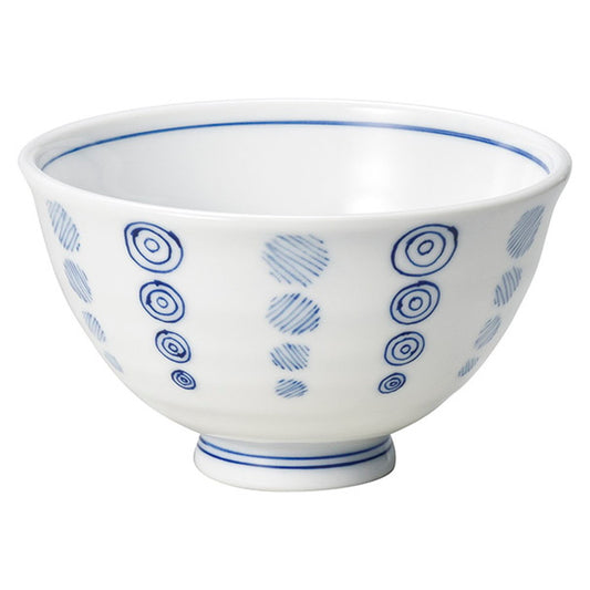 うず丸白磁かる茶碗 [ φ11 x 6.5cm ]