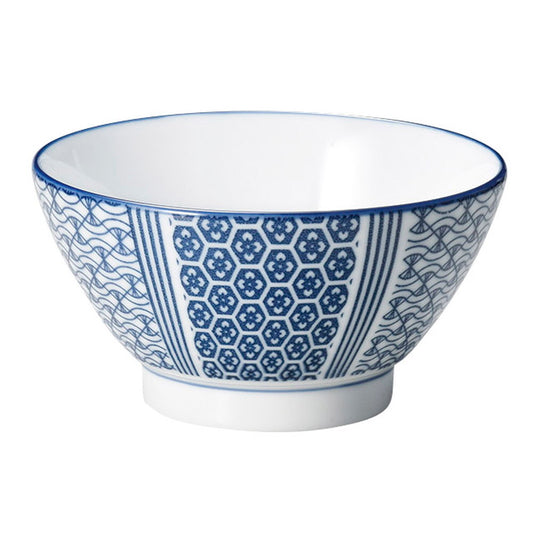 古青藍 藍波花 飯碗 [ φ12.3 x 6.6cm ]