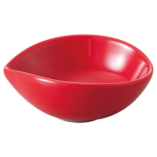ゆらぎボウル 赤(ＳＳ) [ 9 x 7.5 x 3.5cm ]