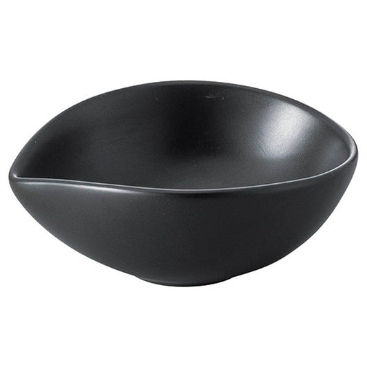 ゆらぎボウル 黒(ＳＳ) [ 9 x 7.5 x 3.5cm ]