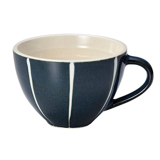 化粧土ネイビー カフェマグ [ φ10.7 x 7.4cm(335cc) ] [ マグカップ ]