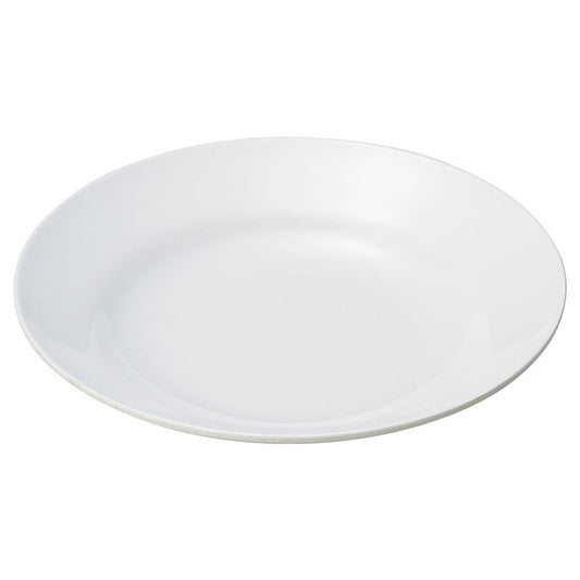 (M)20cmラーメントレー (ＭＷ-32)アイボリー(洗) [ φ20 x 3.5cm ] [ ラーメン受皿 ]