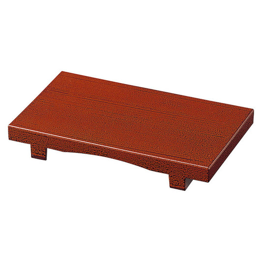 (A)ABS寿司ゲタ 溜刷毛目 [ 14.9 x 9 x 2.2cm ] [ 寿司用品 ]