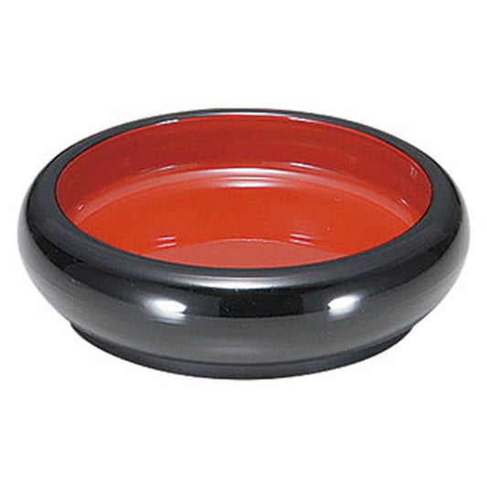 (A)D.Xタイコ型のぞき 黒内朱 [ φ9.5 x 2.5cm ] [ 寿司用品 ]